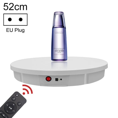 52cm Remote Control Electric Rotating Turntable Display Stand Video Shooting Props Turntable, Plug-in Power, Power Plug:EU Plug(White) - Camera Accessories by buy2fix | Online Shopping UK | buy2fix