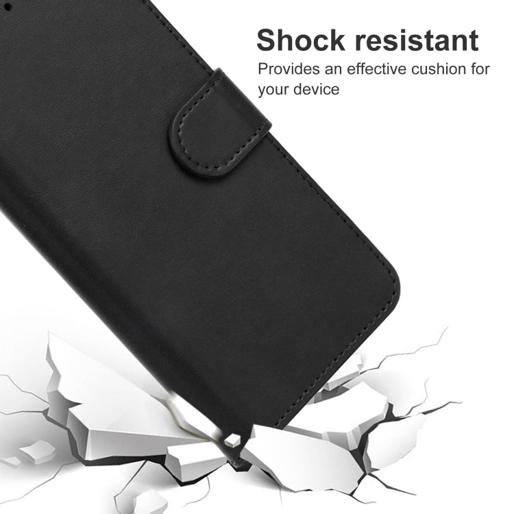 Leather Phone Case For Tecno Spark 7 Pro(Black) - Mobile Accessories by buy2fix | Online Shopping UK | buy2fix