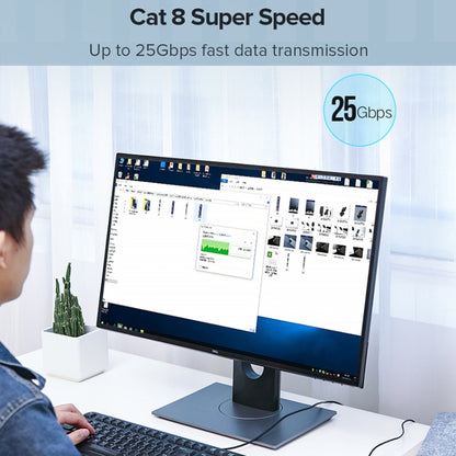 UGREEN CAT8 Ethernet Network LAN Cable, Length:3m - Lan Cable and Tools by UGREEN | Online Shopping UK | buy2fix