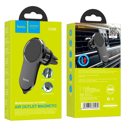 hoco CA96 Lmperor Multi-function Air Outlet Car Holder(Black) - In Car by hoco | Online Shopping UK | buy2fix