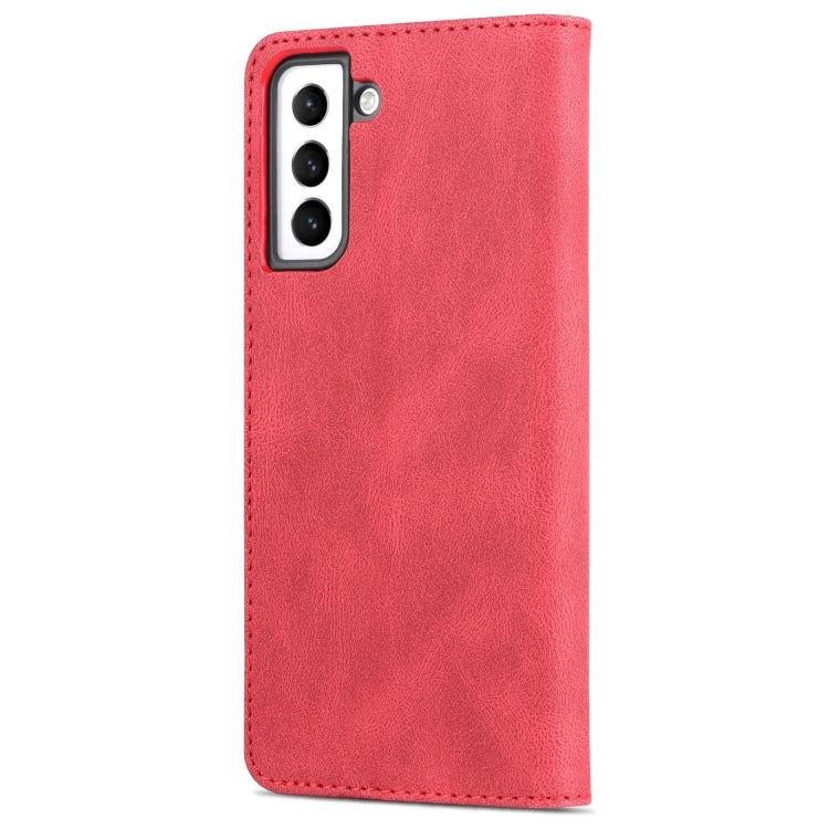 For Samsung Galaxy S22 5G AZNS Dream II Skin Feel Horizontal Flip Leather Case(Red) - Galaxy S22 5G Cases by AZNS | Online Shopping UK | buy2fix