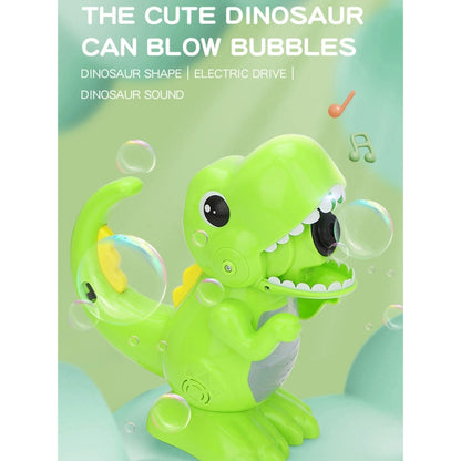 JJR/C V06 Dinosaur Sound Effect Electric Bubble Machine, Version:Non-charging(Green) - Toy Sports by JJR/C | Online Shopping UK | buy2fix