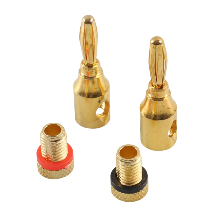 A6522 32 in 1 Car Gold-plated Red and Black 4mm Banana Head Audio Plug - In Car by buy2fix | Online Shopping UK | buy2fix