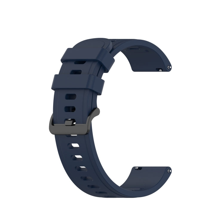 For Amazfit GTR Silicone Smart Watch Watch Band, Size:20mm(Dark Blue) - Watch Bands by buy2fix | Online Shopping UK | buy2fix