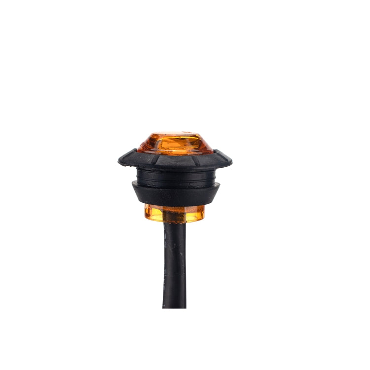A5011 Amber Light 10 in 1 Truck Trailer LED Round Side Marker Lamp - In Car by buy2fix | Online Shopping UK | buy2fix