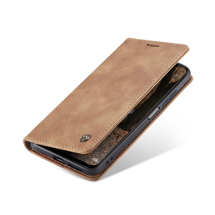 For Xiaomi Redmi Note 11 Pro Global/Redmi Note 11 Pro 5G Global CaseMe 013 Multifunctional Horizontal Flip Leather Phone Case(Brown) - Xiaomi Accessories by CaseMe | Online Shopping UK | buy2fix