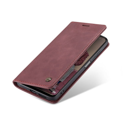 For Xiaomi Redmi Note 11 Pro Global/Redmi Note 11 Pro 5G Global CaseMe 013 Multifunctional Horizontal Flip Leather Phone Case(Wine Red) - Xiaomi Cases by CaseMe | Online Shopping UK | buy2fix