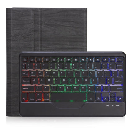 For Microsoft Surface Go 3 / 2 / 1 SFGOS Tri-color Backlit Tree Texture Bluetooth Keyboard Leather Case(Black + Black) - Mobile Accessories by buy2fix | Online Shopping UK | buy2fix