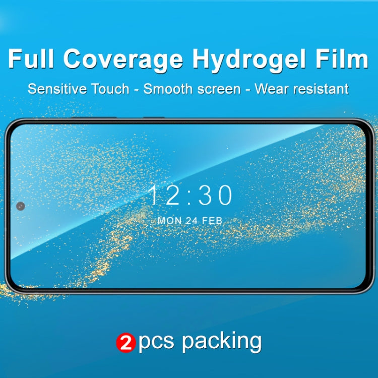 For Samsung Galaxy S21 FE 5G 2 PCS imak Curved Full Screen Hydrogel Film Front Protector - Samsung Accessories by imak | Online Shopping UK | buy2fix