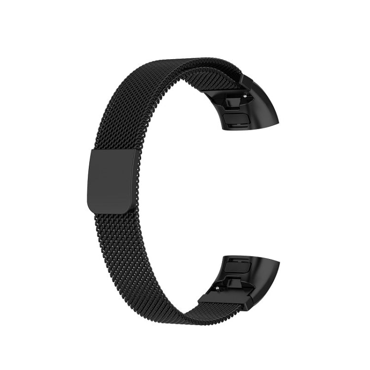 For  Huawei Band 3 & 4 Pro Milanese Strap(Black) - Smart Wear by buy2fix | Online Shopping UK | buy2fix