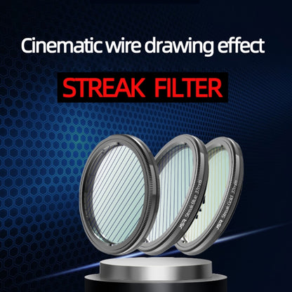 JSR Starlight Drawing Camera Lens Filter, Size:62mm(Streak Blue) - Camera Accessories by JSR | Online Shopping UK | buy2fix