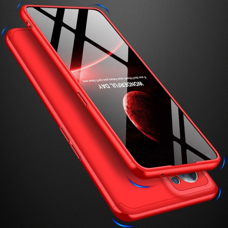 For OnePlus Nord CE 2 5G GKK Three Stage Splicing Full Coverage PC Case(Red) - OnePlus Cases by GKK | Online Shopping UK | buy2fix