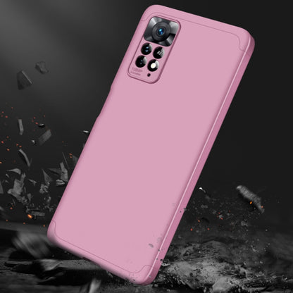 For Xiaomi Redmi Note 11 Pro 4G / 5G Global GKK Three Stage Splicing Full Coverage PC Case(Rose Gold) - Redmi Note 11 Pro Case by GKK | Online Shopping UK | buy2fix