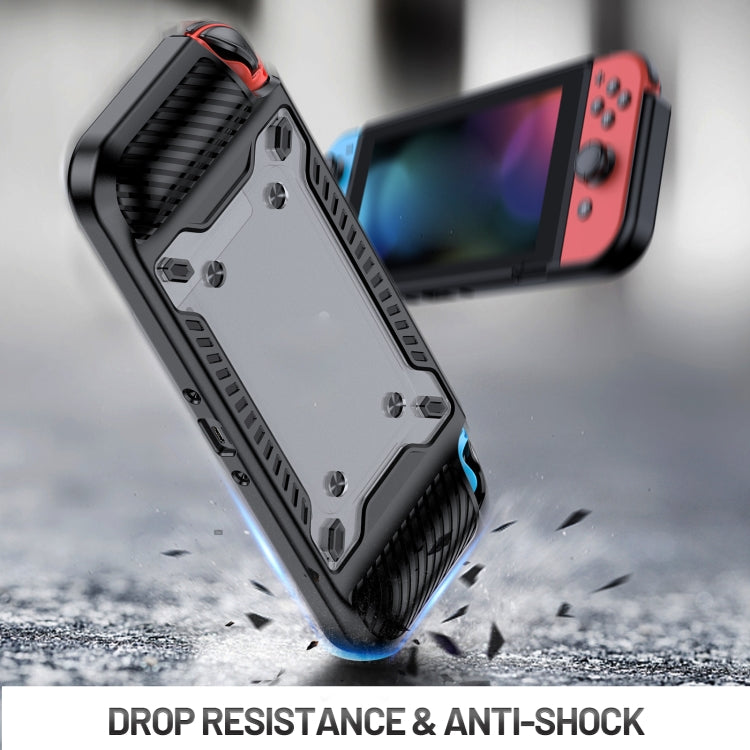 Game Handle Gamepad TPU+PC Protective Case for Switch OLED(Black) - Cases by buy2fix | Online Shopping UK | buy2fix