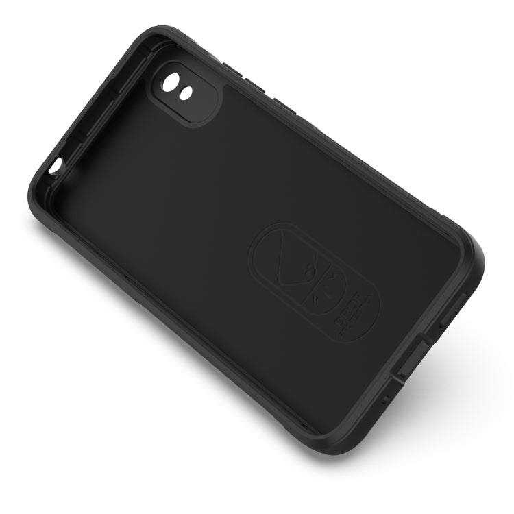 For Xiaomi Redmi 9A Magic Shield TPU + Flannel Phone Case(Light Blue) - Xiaomi Cases by buy2fix | Online Shopping UK | buy2fix