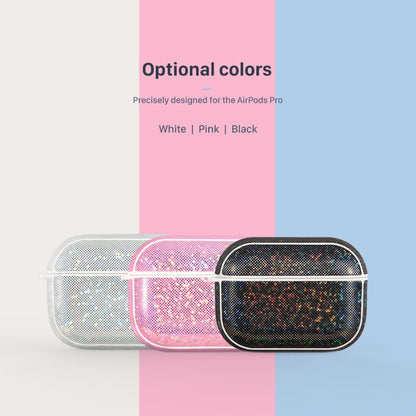 NIILLKIN Anti-fall PU + TPU Shining Protection Glitter Case for AirPods Pro(White) - For AirPods Pro by NILLKIN | Online Shopping UK | buy2fix