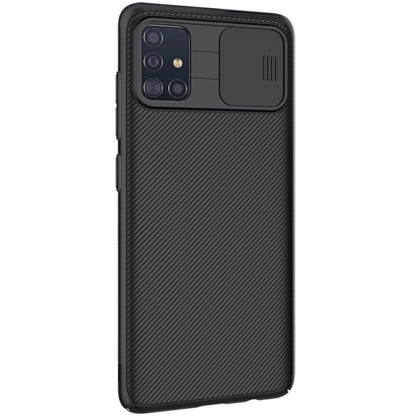 For Galaxy A51 NILLKIN Black Mirror Series PC Camshield Full Coverage Dust-proof Scratch Resistant Mobile Phone Case(Black) - Galaxy Phone Cases by NILLKIN | Online Shopping UK | buy2fix