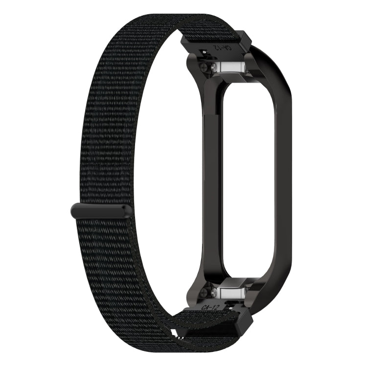 For Samsung Galaxy Fit 2 SM-R220 Nylon Loop Watch Band(Black) - Watch Bands by buy2fix | Online Shopping UK | buy2fix