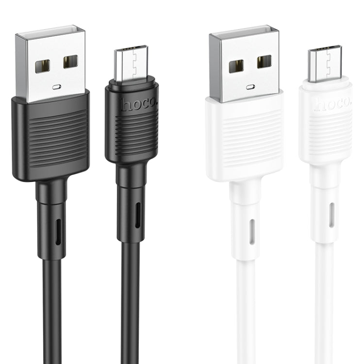 hoco X83 2.4A USB to Micro USB Victory Charging Data Cable，Length：1m(Black) -  by hoco | Online Shopping UK | buy2fix