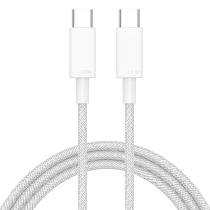 100W USB-C / Type-C to USB-C / Type-C Fast Charging Data Cable, Length:2m(White) -  by buy2fix | Online Shopping UK | buy2fix