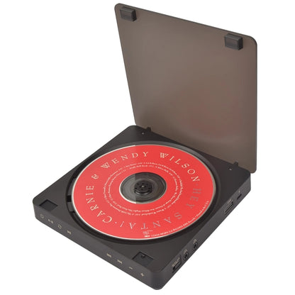 Kecag KC-708 Portable Retro Disc Album CD Player(Black) - Consumer Electronics by Kecag | Online Shopping UK | buy2fix