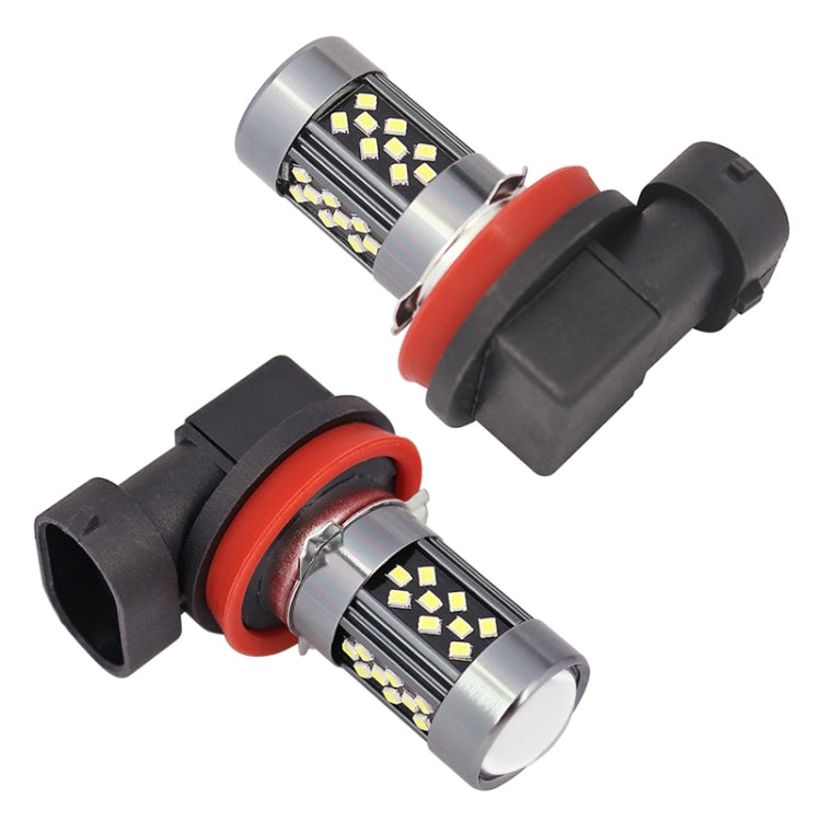1 Pair H11 12V 7W Continuous Car LED Fog Light(Orange Light) - In Car by buy2fix | Online Shopping UK | buy2fix