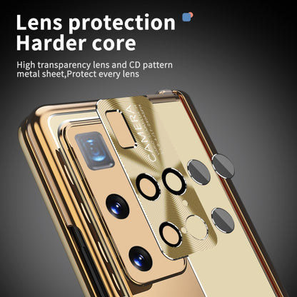 For Huawei Mate X2 Aluminum Alloy Double Hinge Shockproof Phone Protective Case(Champagne Gold) - Huawei Cases by buy2fix | Online Shopping UK | buy2fix