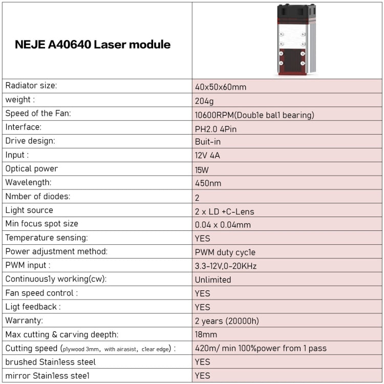 NEJE MASTER 3 Plus Laser Engraver with A40640 Laser Module(US Plug) - DIY Engraving Machines by NEJE | Online Shopping UK | buy2fix