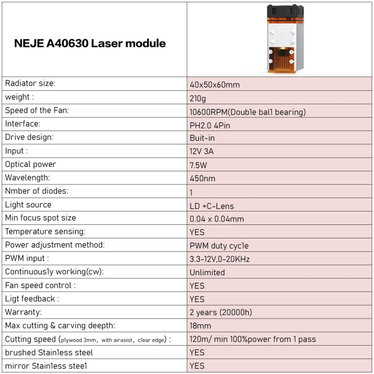 NEJE MASTER 3 Plus Laser Engraver with A40630 Laser Module(EU Plug) - Consumer Electronics by NEJE | Online Shopping UK | buy2fix