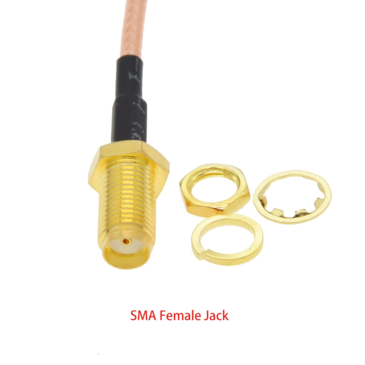 20cm Antenna Extension RG316 Coaxial Cable(SMA Female to Fakra A Female) - In Car by buy2fix | Online Shopping UK | buy2fix