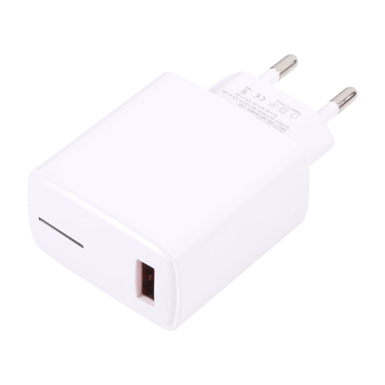 LZ-1130 QC 3.0 USB Charger, Plug Type:EU Plug(White) - Apple Accessories by buy2fix | Online Shopping UK | buy2fix