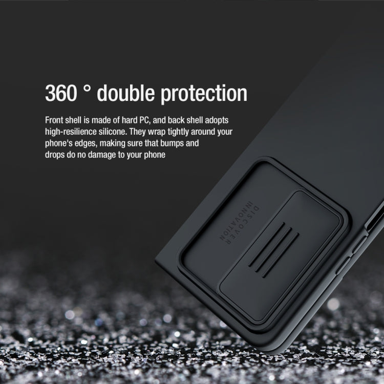 For Samsung Galaxy Z Fold4 5G NILLKIN CamShield Liquid Silicone + PC Full Coverage Case(Green) - Galaxy Z Fold4 5G Cases by NILLKIN | Online Shopping UK | buy2fix