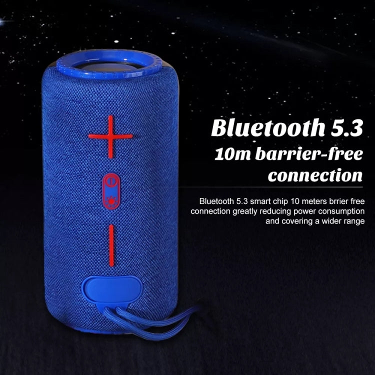 T&G TG639 10W Portable LED Light TWS Wireless Bluetooth Speaker(Light Blue) - Mini Speaker by T&G | Online Shopping UK | buy2fix