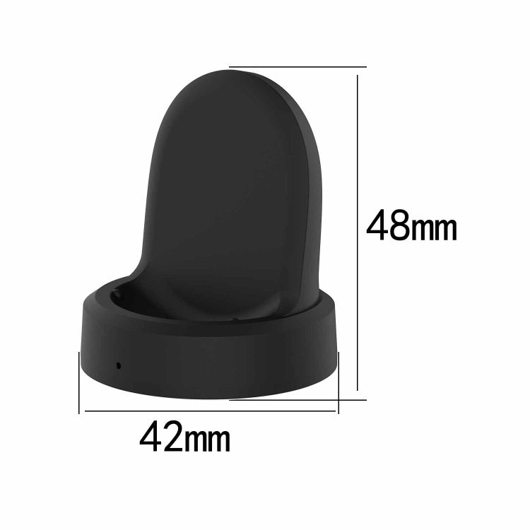 For Samsung Galaxy Watch5 / Watch5 Pro USB Vertical Magnetic Charger Holder(Black) - Smart Wear by buy2fix | Online Shopping UK | buy2fix