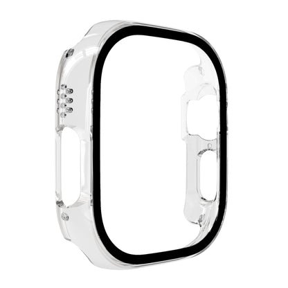 Tempered Glass Film PC Watch Case For Apple Watch Ultra 49mm(Transparent) - Smart Wear by buy2fix | Online Shopping UK | buy2fix