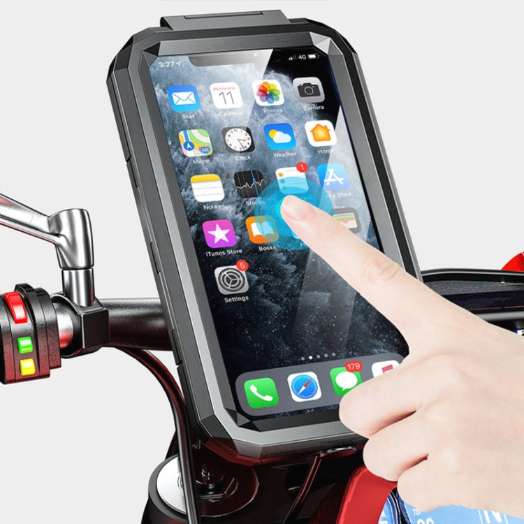 M18S-QD Motorcycle / Bicycle Waterproof Quick Release Mobile Phone Holder - In Car by buy2fix | Online Shopping UK | buy2fix