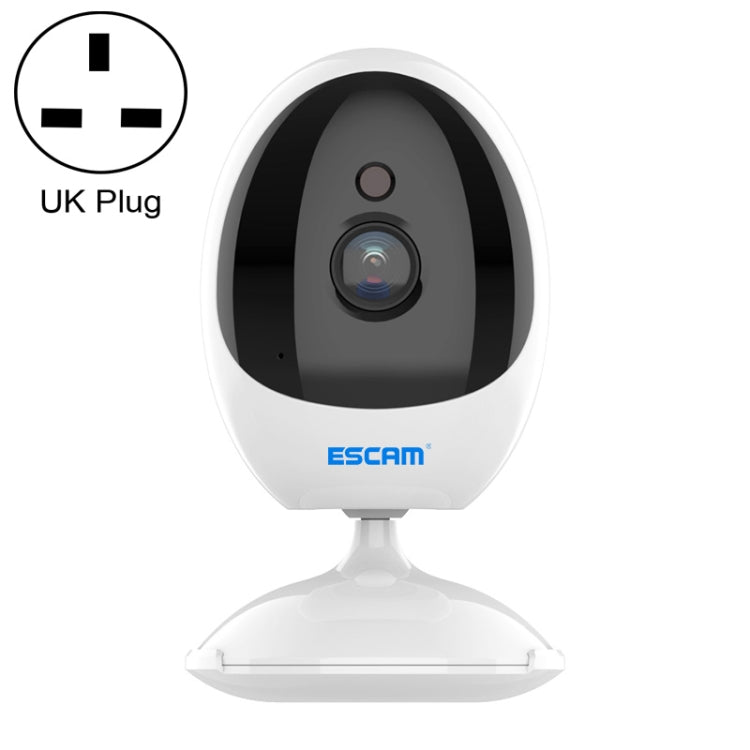 ESCAM QF006 3MP 1296P HD Indoor Wireless PTZ IP Camera IR Night Vision AI Humanoid Detection Home Security CCTV Monitor, Plug Type:UK Plug(White) - Security by ESCAM | Online Shopping UK | buy2fix