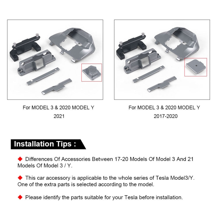 For Tesla Model 3 / Y 2017-2022 Car Monitor Rotation Mount - In Car by buy2fix | Online Shopping UK | buy2fix