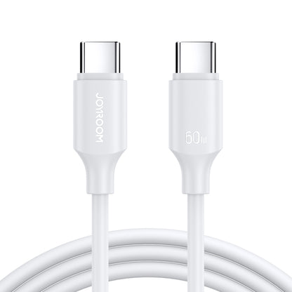 JOYROOM S-CC060A9 60W USB-C/Type-C to USB-C/Type-C Fast Charging Data Cable, Length: 1m(White) -  by JOYROOM | Online Shopping UK | buy2fix