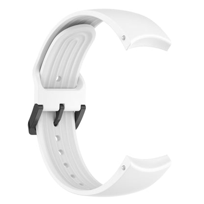 For Xiaomi Watch S1 Pro Silicone Watch Band(White) - Watch Bands by buy2fix | Online Shopping UK | buy2fix