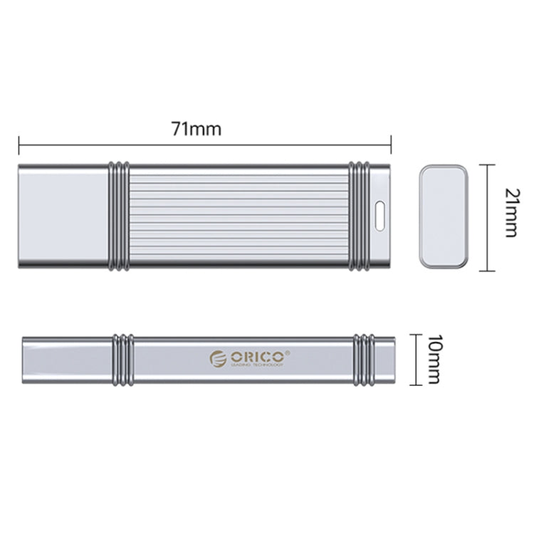 ORICO UFS Flash Drive, Read: 411MB/s, Write: 353MB/s, Memory:512GB, Port:USB-A(Silver) - USB Flash Drives by ORICO | Online Shopping UK | buy2fix