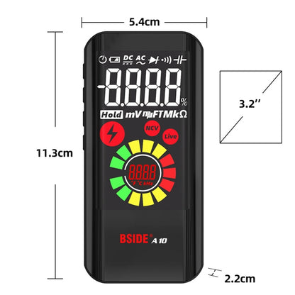 BSIDE A10 Intelligent Large Screen Electromagnetic Radiation Multimeter Tester - Digital Multimeter by BSIDE | Online Shopping UK | buy2fix