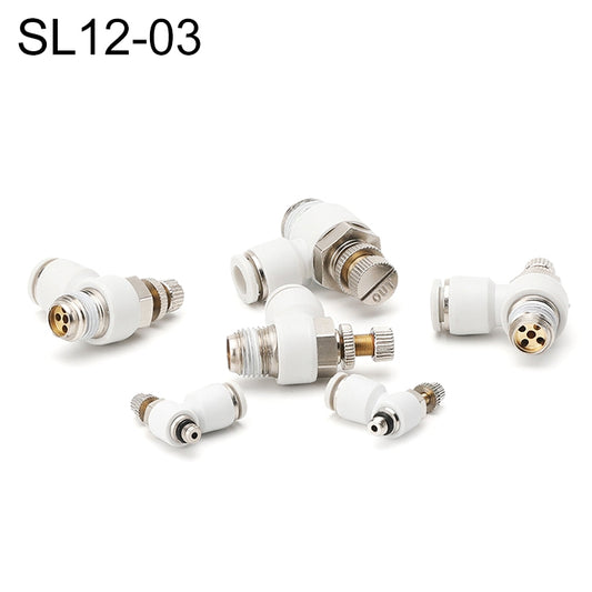 SL12-03 LAIZE SL Throttle Valve Elbow Pneumatic Quick Connector -  by LAIZE | Online Shopping UK | buy2fix