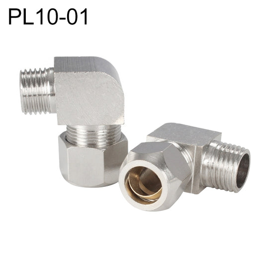 PL10-01 LAIZE Nickel Plated Copper Reducer Elbow Pneumatic Quick Fitting Connector -  by LAIZE | Online Shopping UK | buy2fix