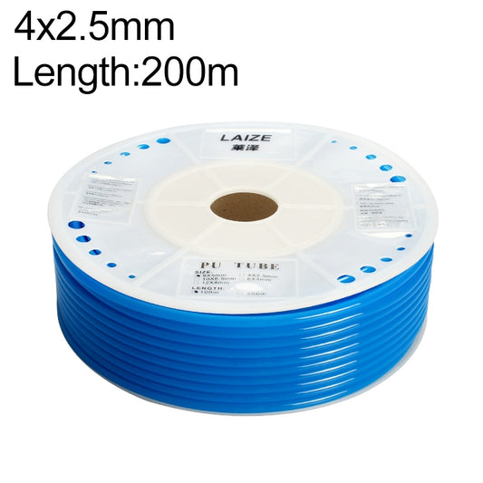 LAIZE Pneumatic Compressor Air Flexible PU Tube, Specification:4x2.5mm, 200m(Blue) -  by LAIZE | Online Shopping UK | buy2fix