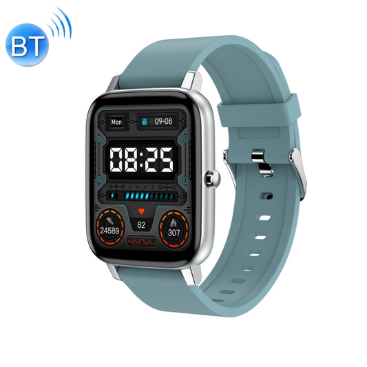 Ochstin 5H80 1.69 inch Square Screen Silicone Strap Heart Rate Blood Oxygen Monitoring Bluetooth Smart Watch(Lake Blue) - Smart Wear by OCHSTIN | Online Shopping UK | buy2fix