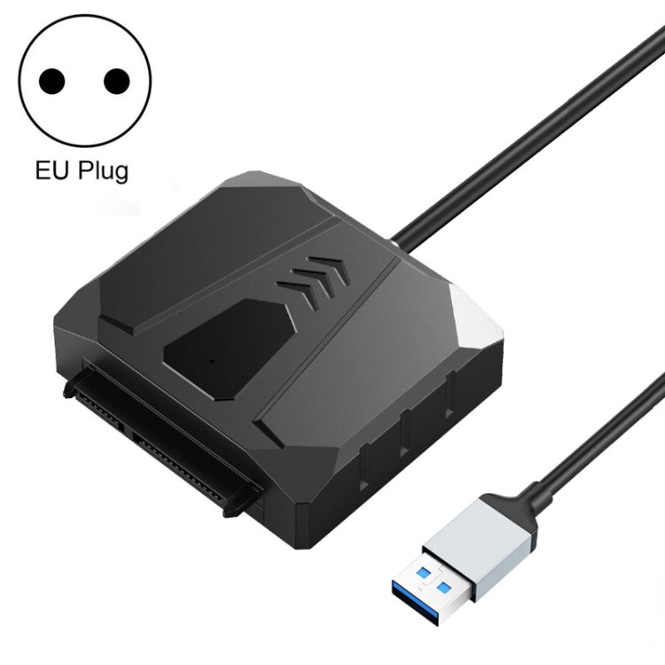 ORICO UTS2 USB 3.0 2.5-inch SATA HDD Adapter with 12V 2A Power Adapter, Cable Length:0.3m(EU Plug) - USB to IDE / SATA by ORICO | Online Shopping UK | buy2fix
