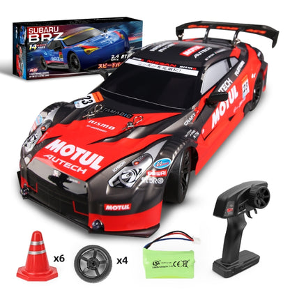 2.4G 1:16 4WD Drift RC Toy Car(Black Red) - RC Cars by buy2fix | Online Shopping UK | buy2fix