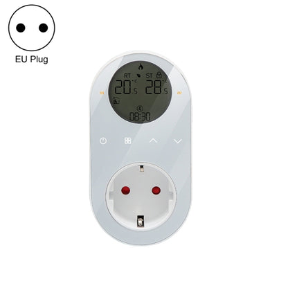 BHT12-CW Plug-in LCD Thermostat With WiFi, EU Plug(White) - Consumer Electronics by buy2fix | Online Shopping UK | buy2fix