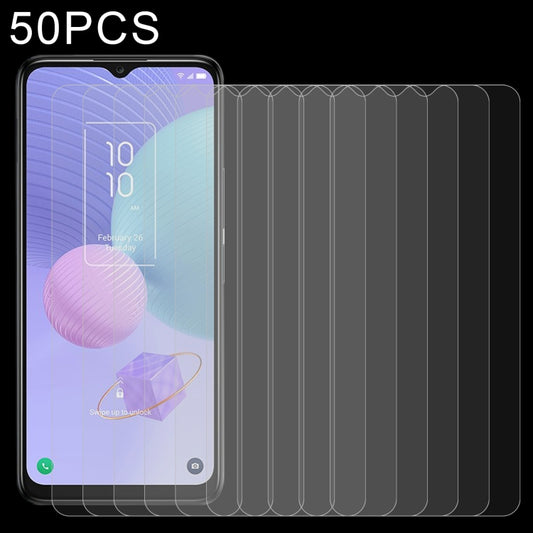 For TCL 405 50pcs 0.26mm 9H 2.5D Tempered Glass Film - Others by buy2fix | Online Shopping UK | buy2fix